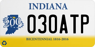 IN license plate 030ATP