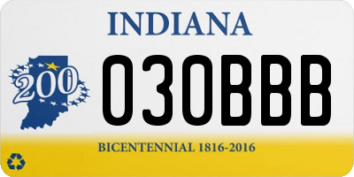 IN license plate 030BBB