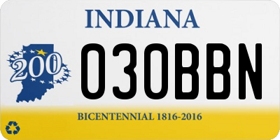 IN license plate 030BBN
