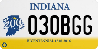 IN license plate 030BGG