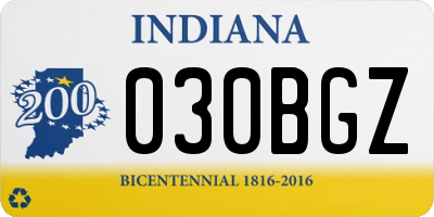 IN license plate 030BGZ