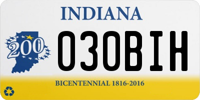 IN license plate 030BIH