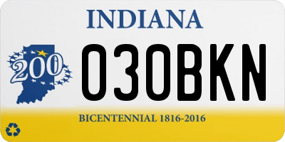 IN license plate 030BKN