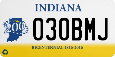 IN license plate 030BMJ