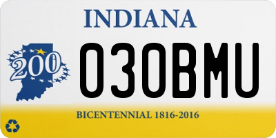 IN license plate 030BMU