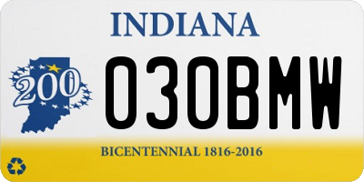 IN license plate 030BMW