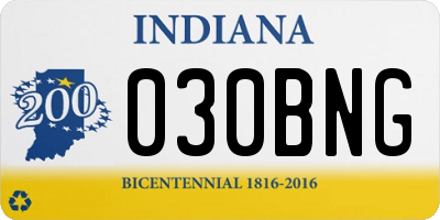 IN license plate 030BNG