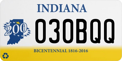 IN license plate 030BQQ