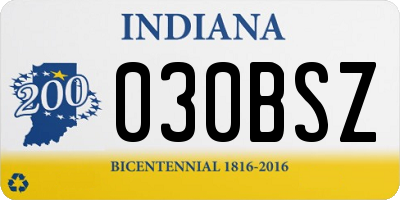 IN license plate 030BSZ