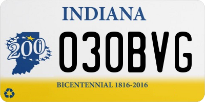 IN license plate 030BVG