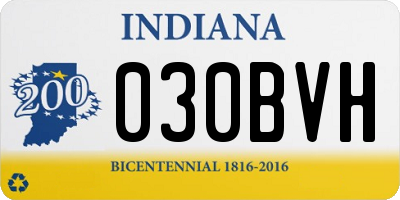 IN license plate 030BVH