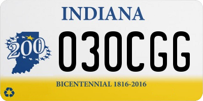 IN license plate 030CGG