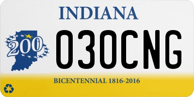 IN license plate 030CNG