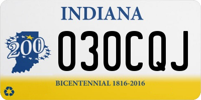 IN license plate 030CQJ