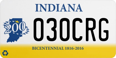 IN license plate 030CRG