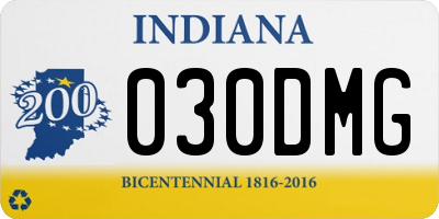 IN license plate 030DMG