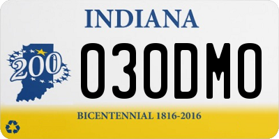 IN license plate 030DMO