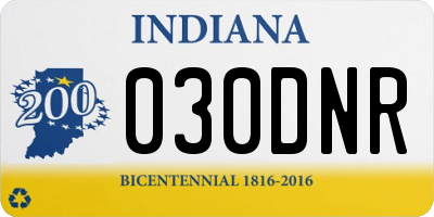 IN license plate 030DNR