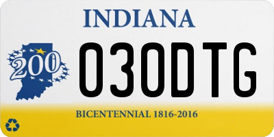 IN license plate 030DTG