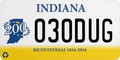 IN license plate 030DUG