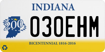 IN license plate 030EHM