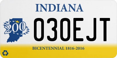 IN license plate 030EJT