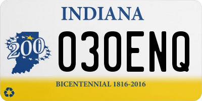 IN license plate 030ENQ