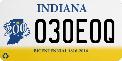 IN license plate 030EOQ