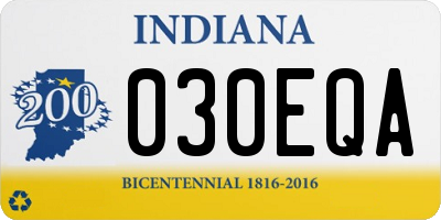 IN license plate 030EQA