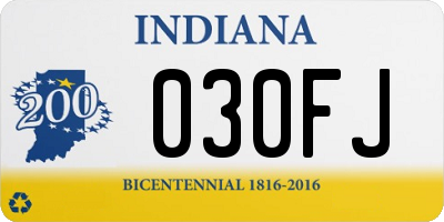 IN license plate 030FJ