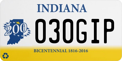 IN license plate 030GIP