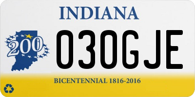 IN license plate 030GJE