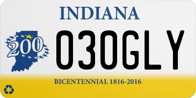 IN license plate 030GLY