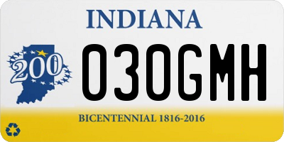IN license plate 030GMH