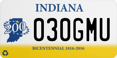 IN license plate 030GMU