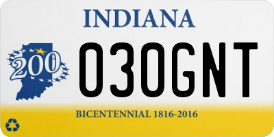 IN license plate 030GNT