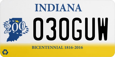 IN license plate 030GUW