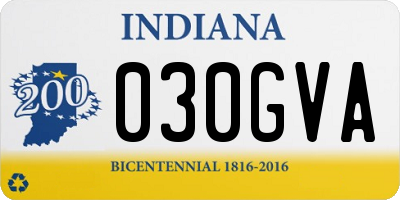 IN license plate 030GVA