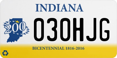 IN license plate 030HJG