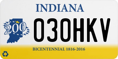 IN license plate 030HKV