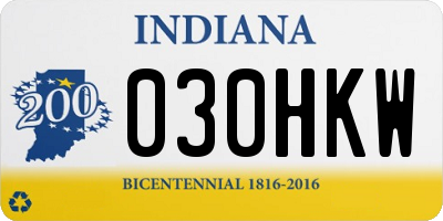 IN license plate 030HKW