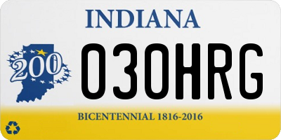 IN license plate 030HRG
