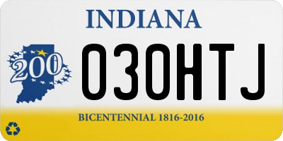 IN license plate 030HTJ