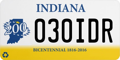 IN license plate 030IDR