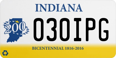 IN license plate 030IPG