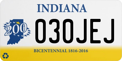 IN license plate 030JEJ