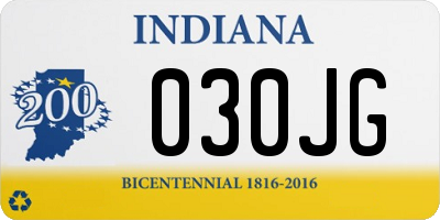 IN license plate 030JG