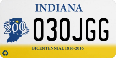 IN license plate 030JGG
