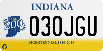 IN license plate 030JGU