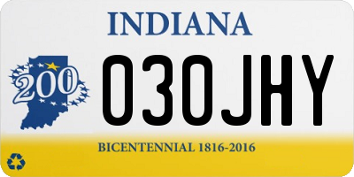 IN license plate 030JHY